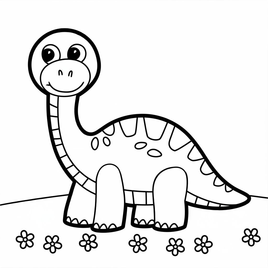 coloriage dinosaure imprimer