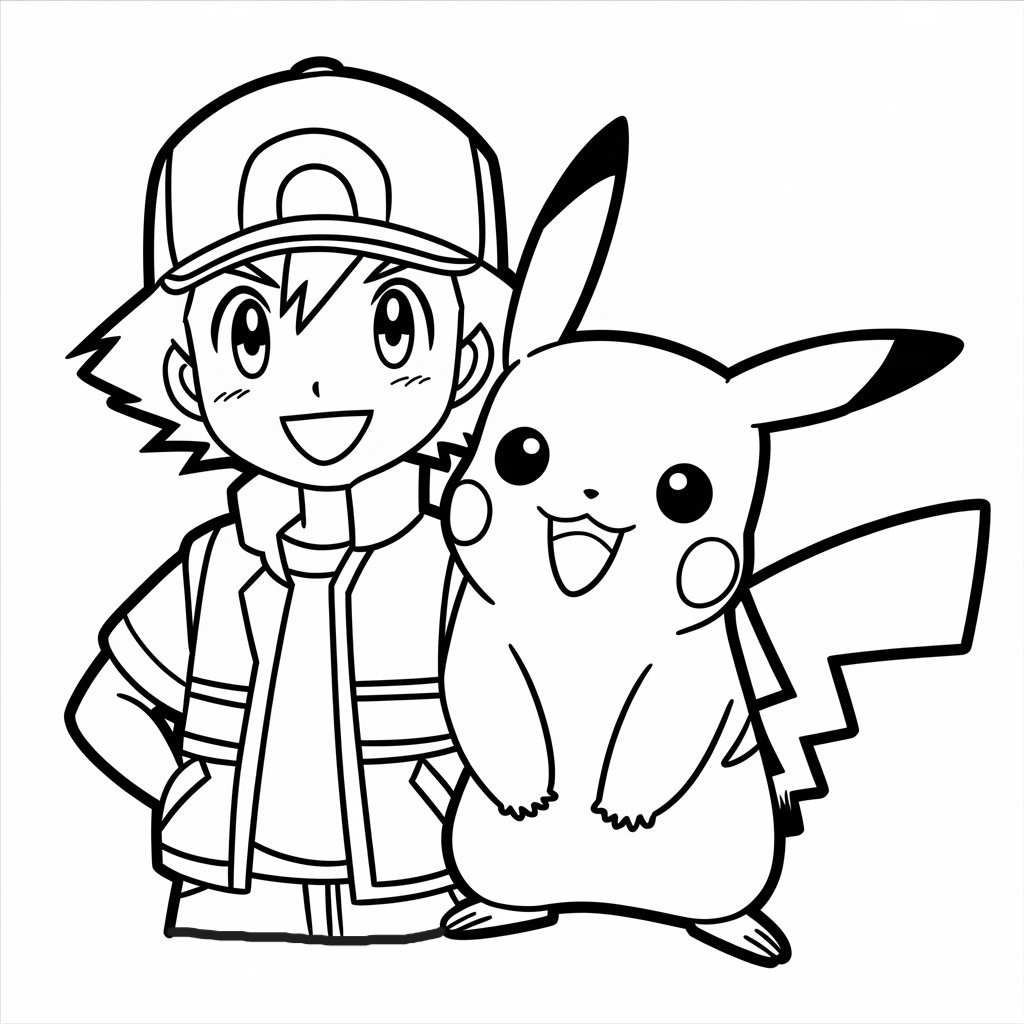 coloriage pikachu imprimer