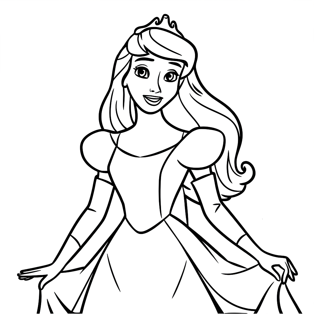 coloriage princesse