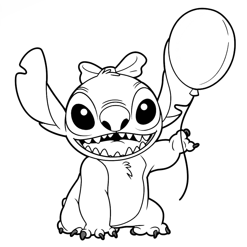 stitch coloriage à imprimer