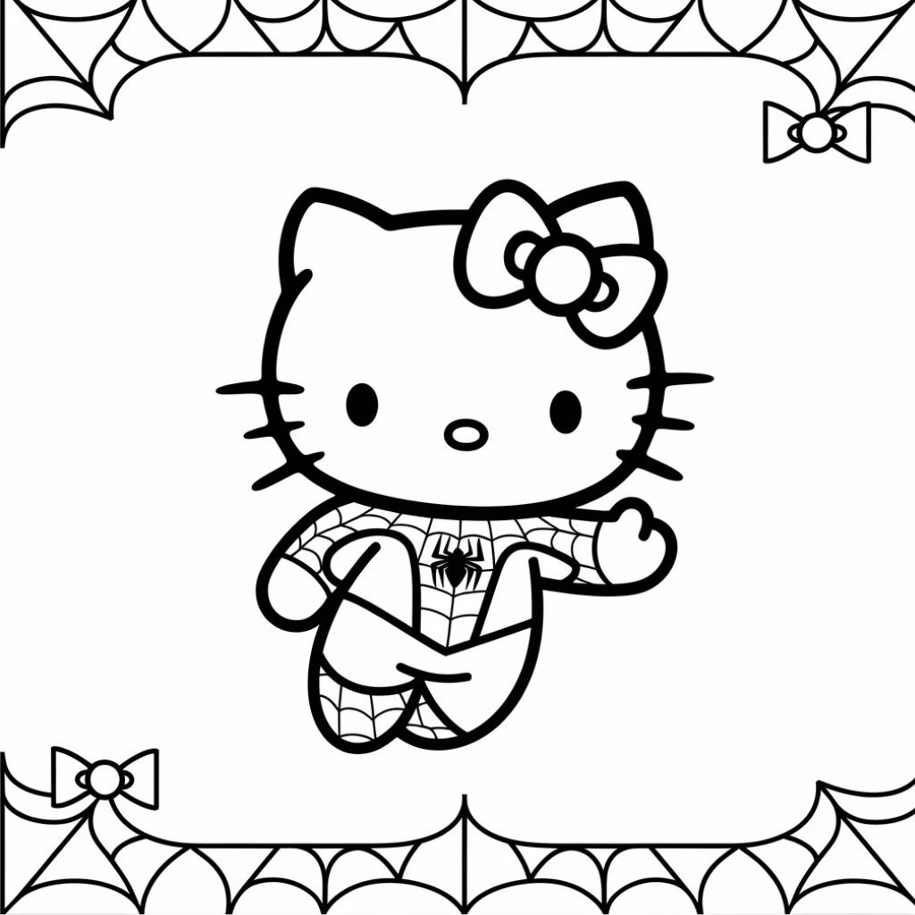 coloriage hello kitty princesse