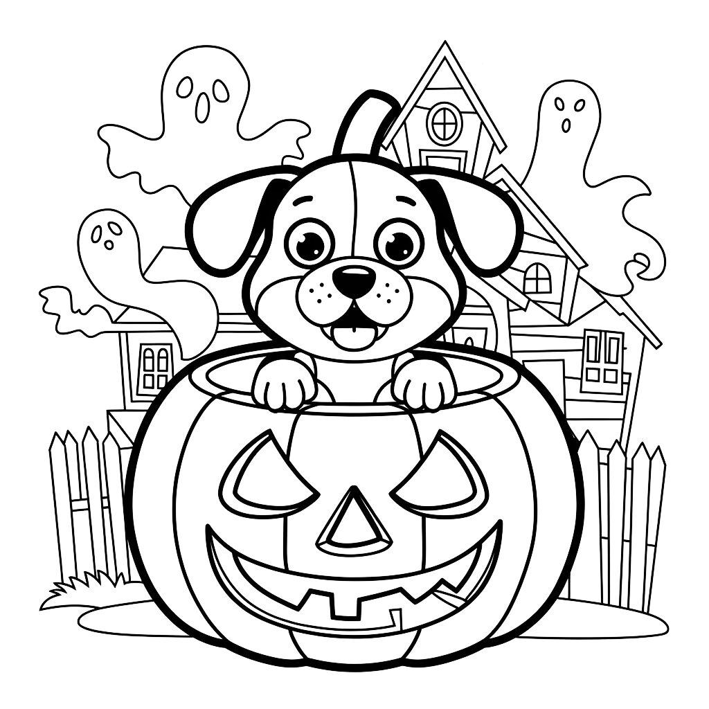 coloriage halloween à imprimer