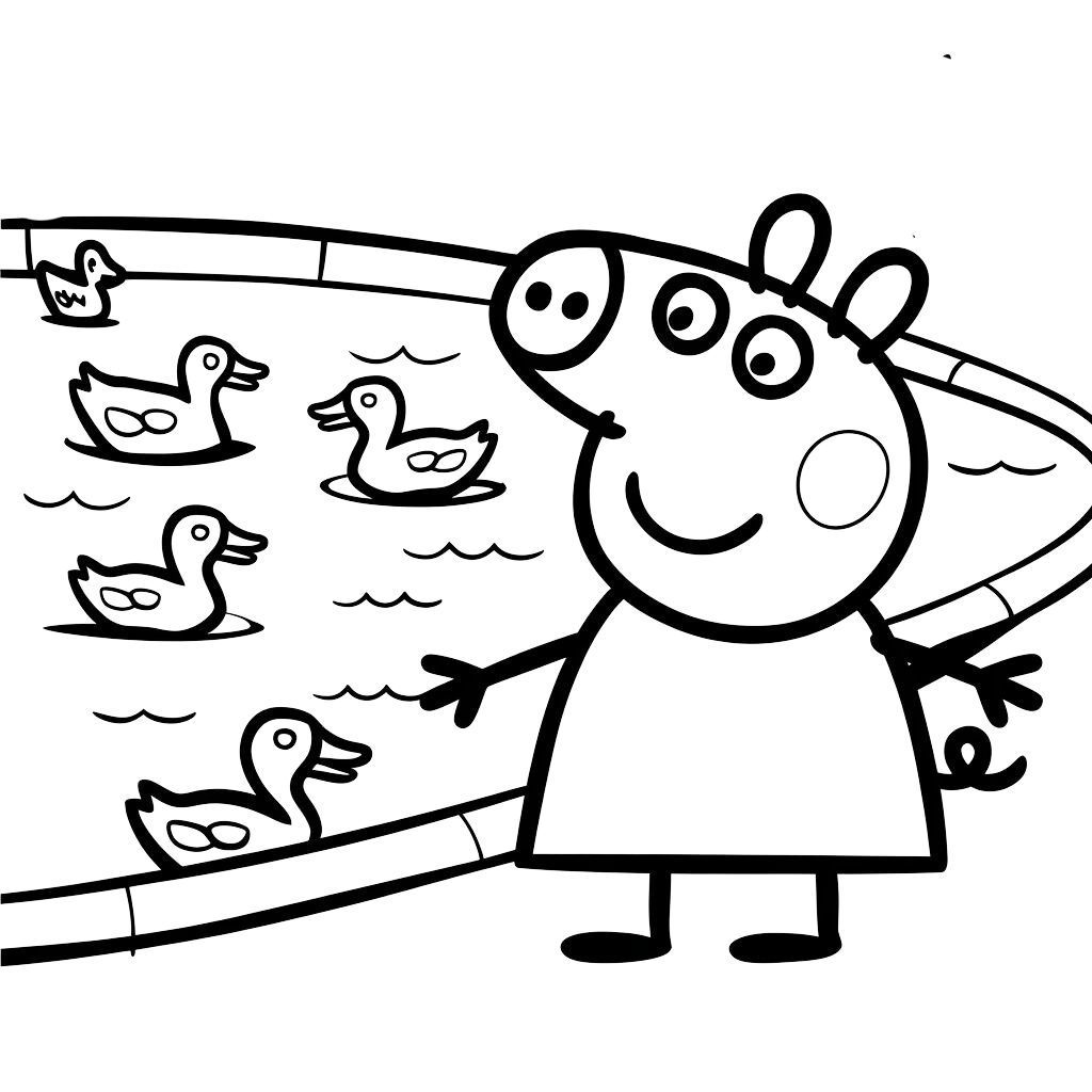 coloriage peppa pig pdf