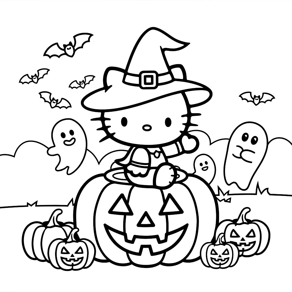 coloriage halloween adulte