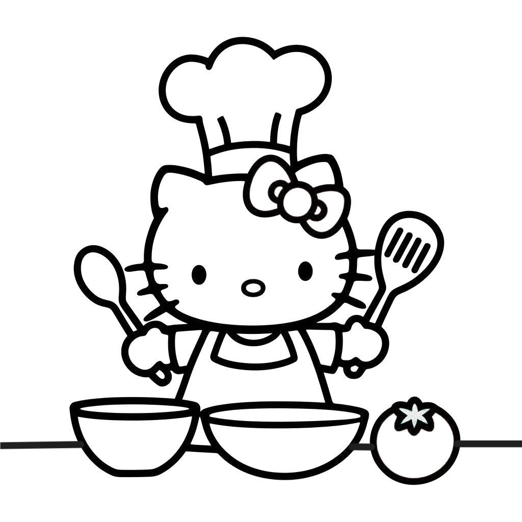 coloriages hello kitty
