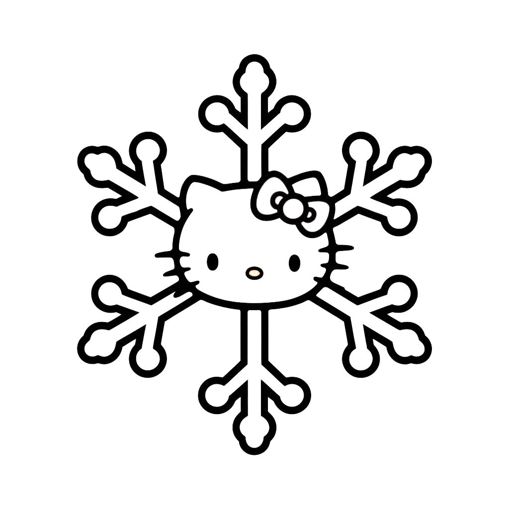 hello kitty coloriage à imprimer