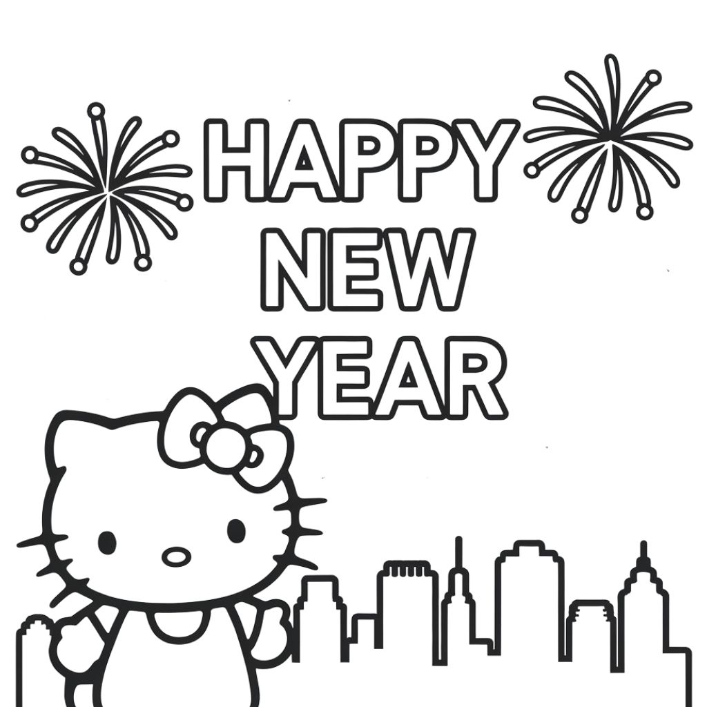 hello kitty coloriage imprimer