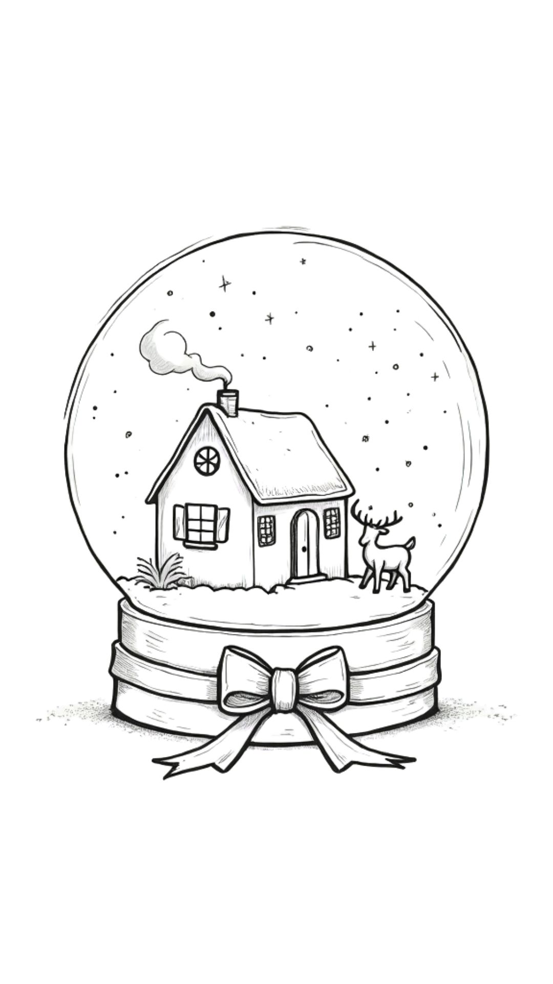 coloriage a imprimer de noel