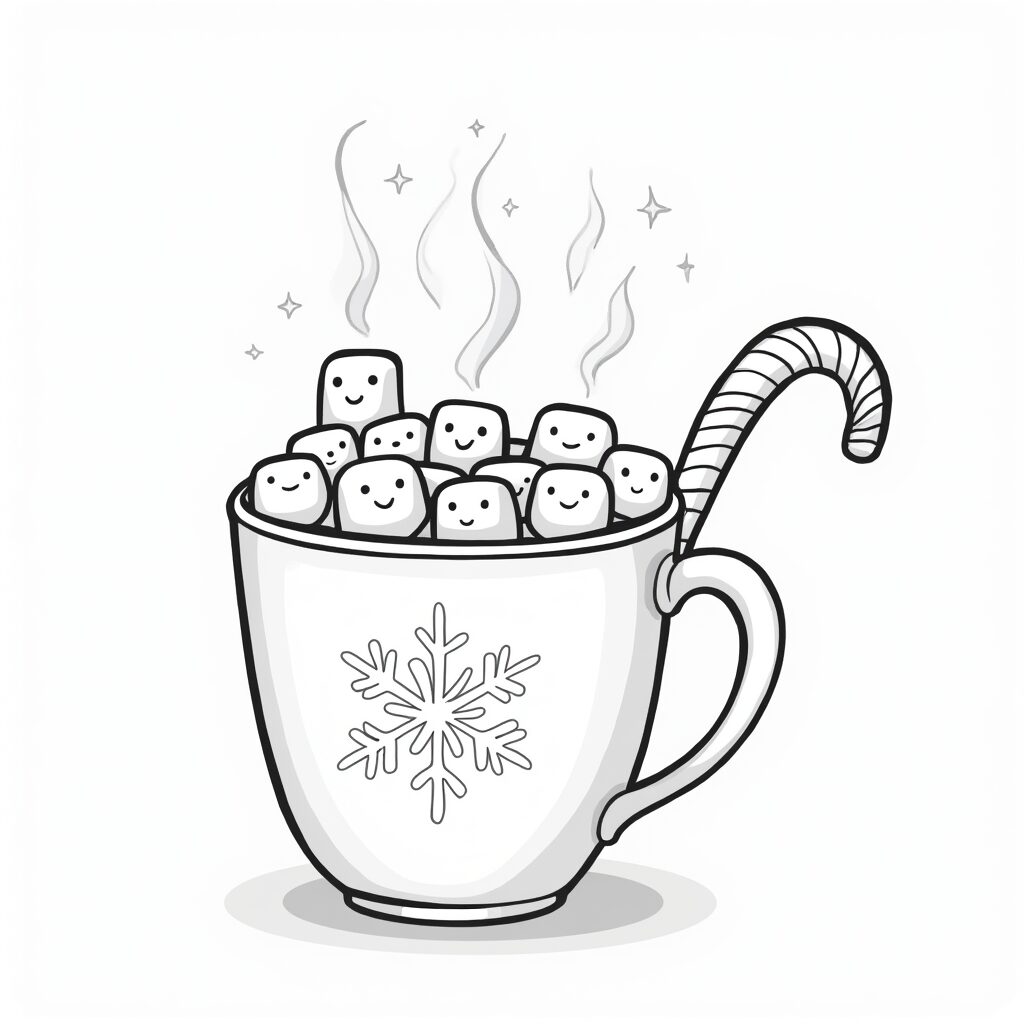 dessin de noel coloriage