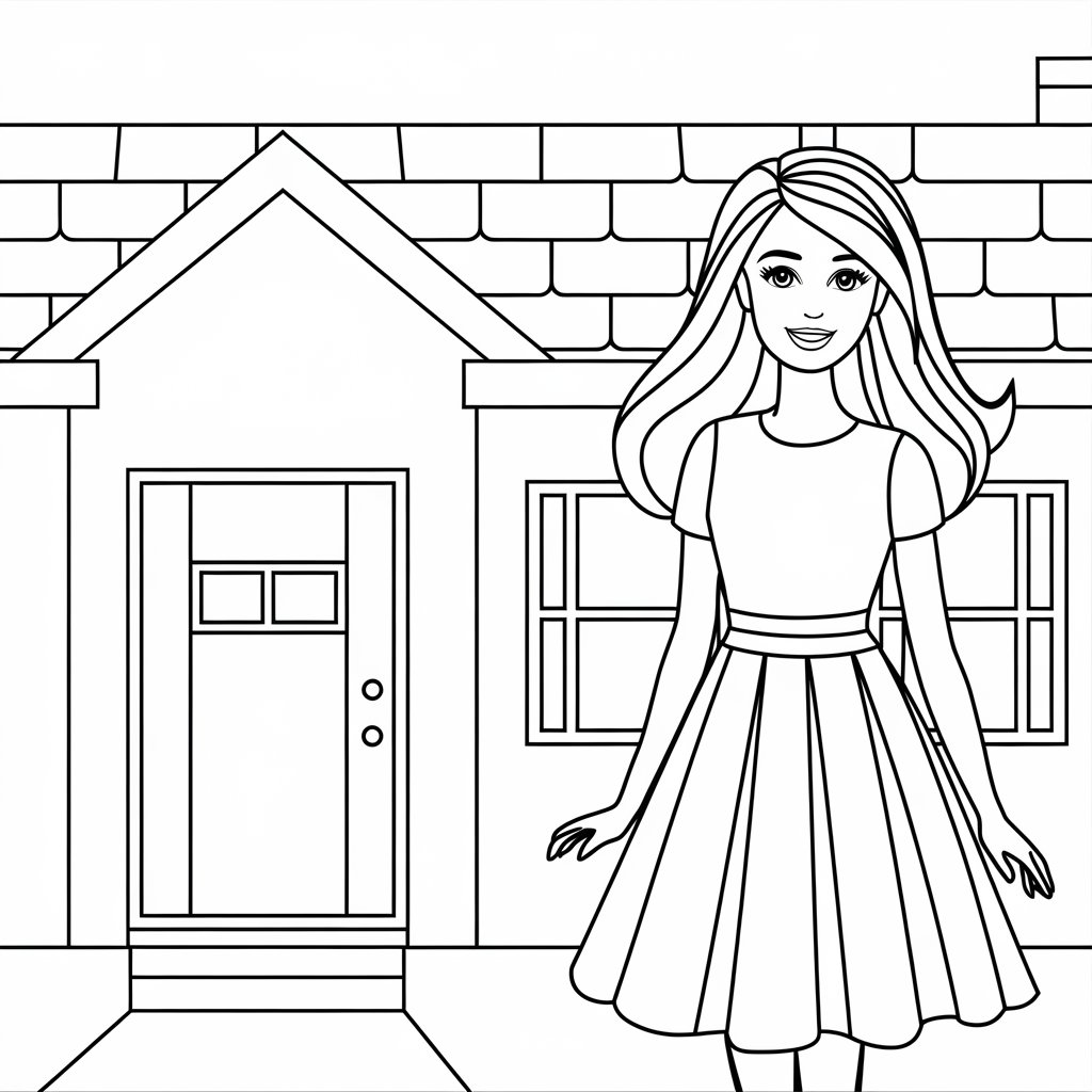 coloriages à imprimer barbie