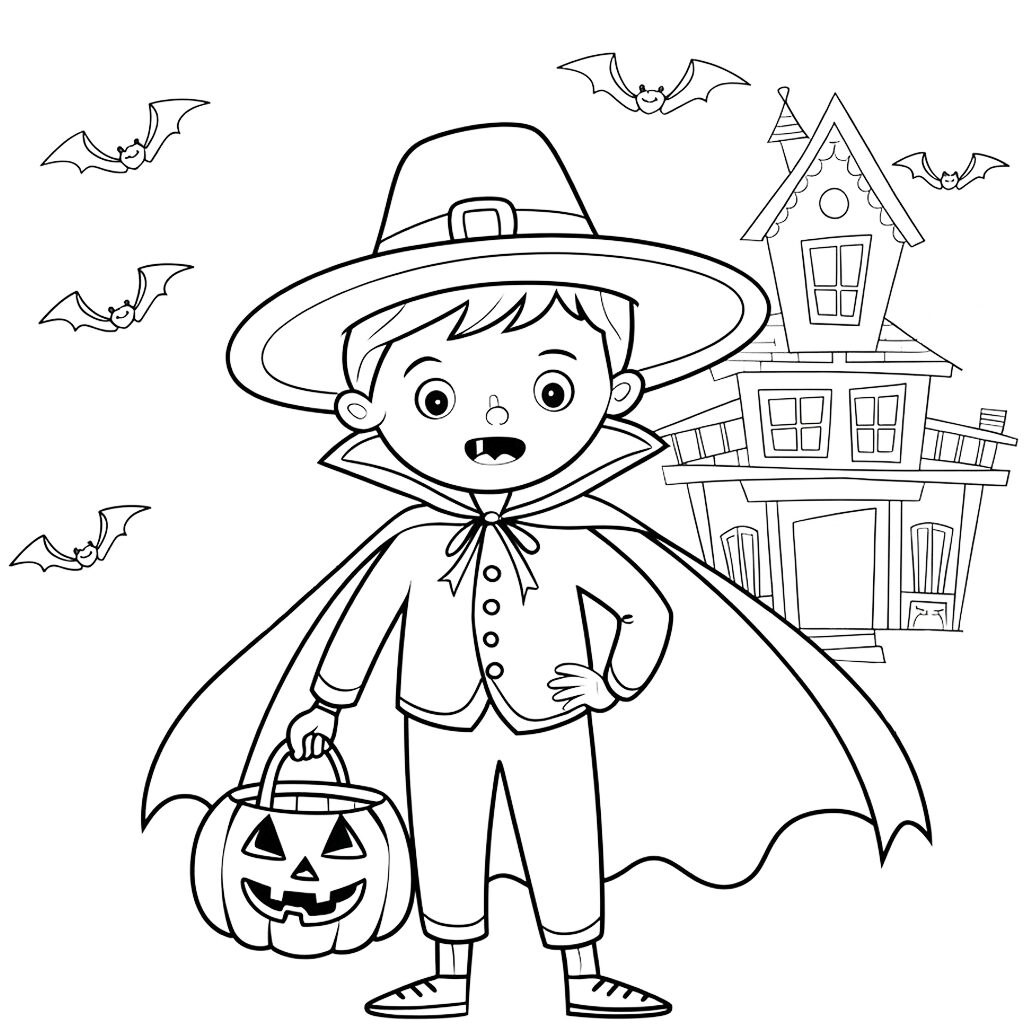 coloriage halloween à imprimer pdf gratuit