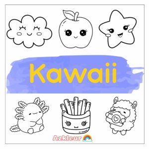 Coloriage Kawaii
