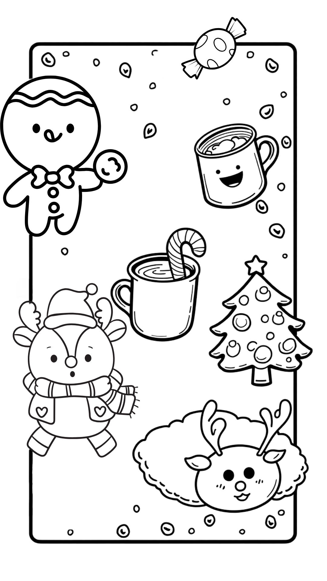 imprimer coloriage de noel