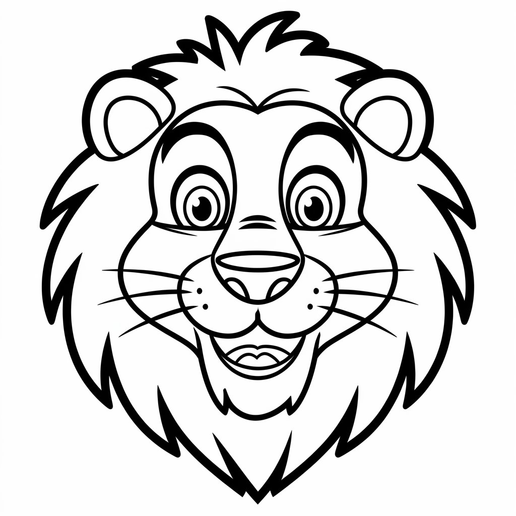 coloriage roi lion imprimer