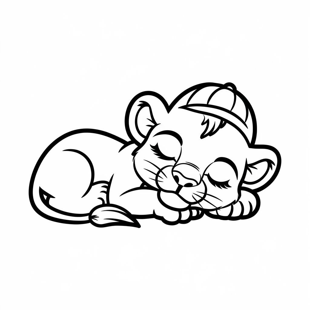 coloriage lionne à imprimer