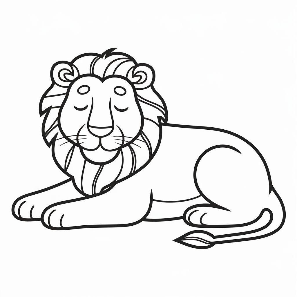 coloriage du roi lion