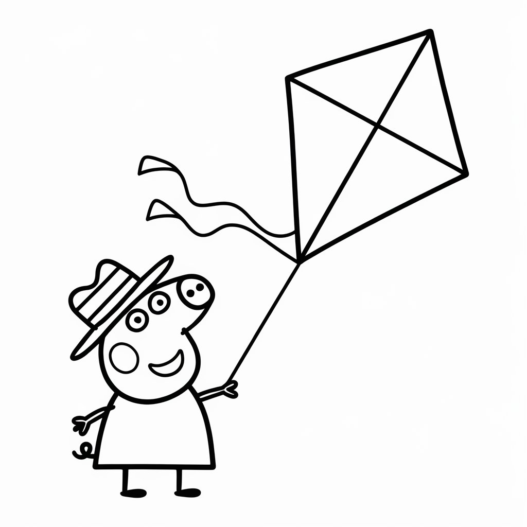 coloriage noel peppa pig