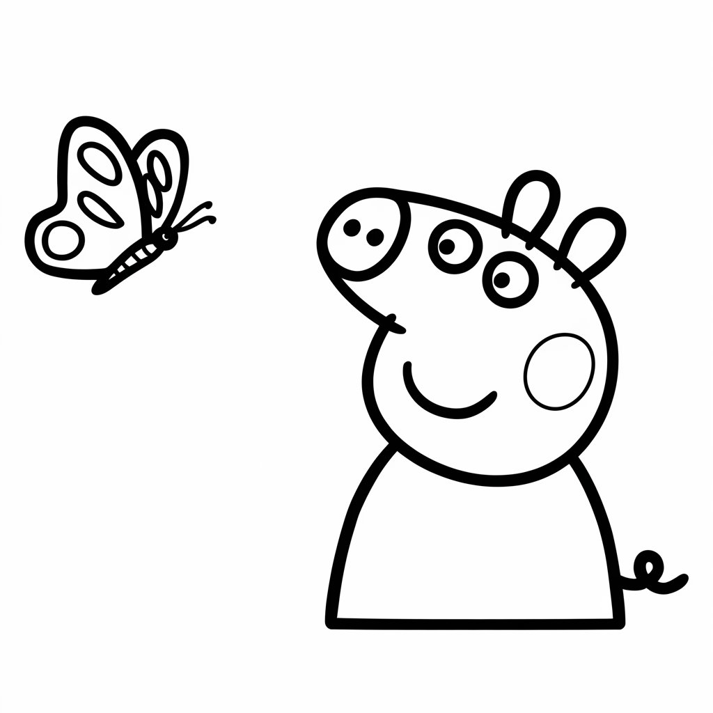 coloriage georges peppa pig