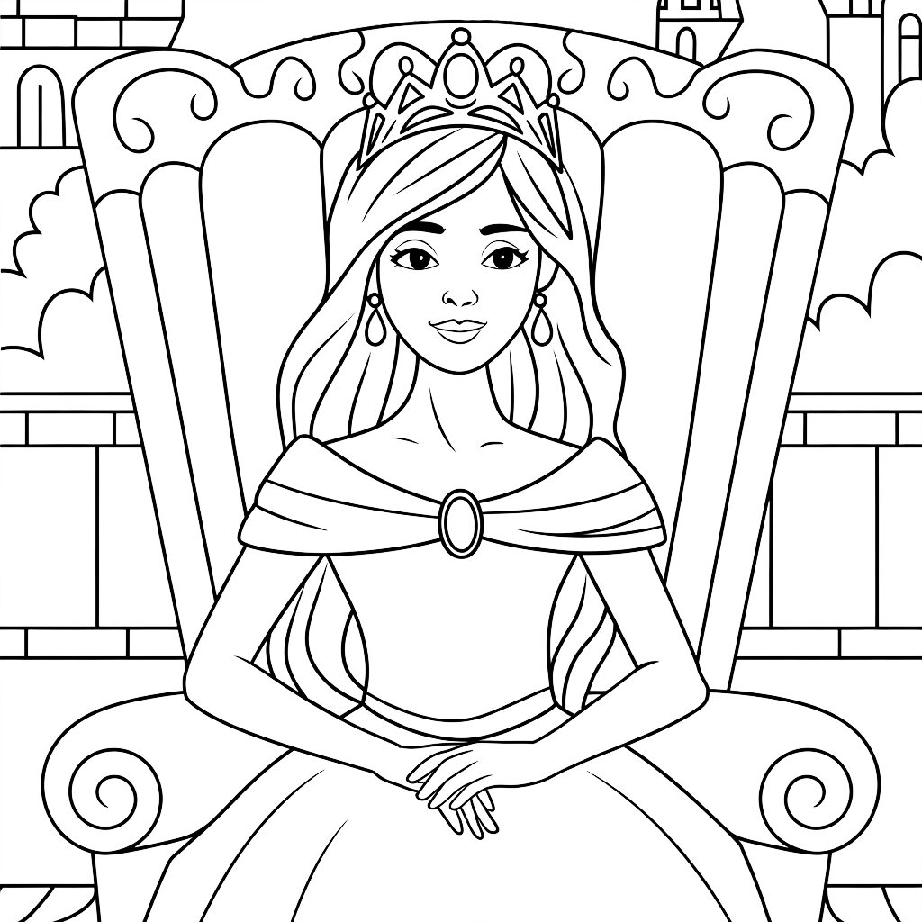 coloriage princesses