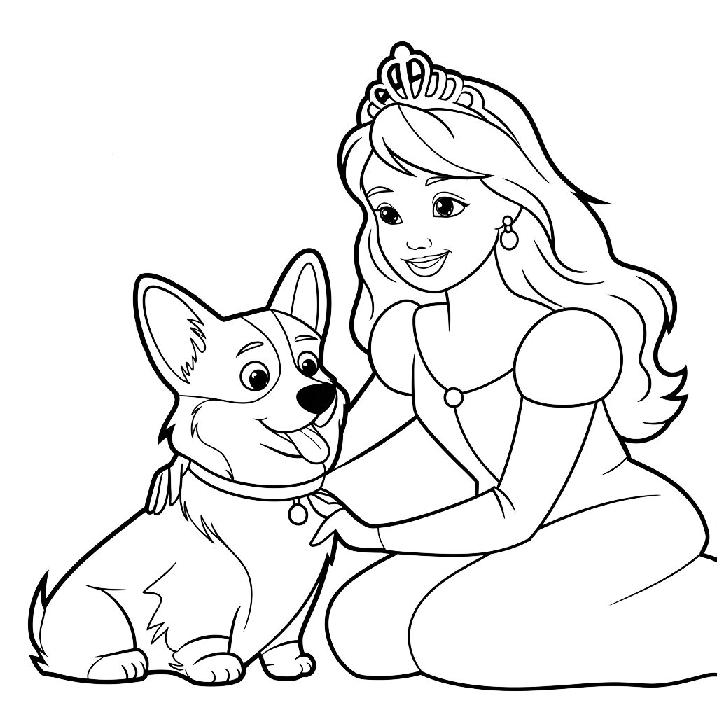 princesse coloriage à imprimer