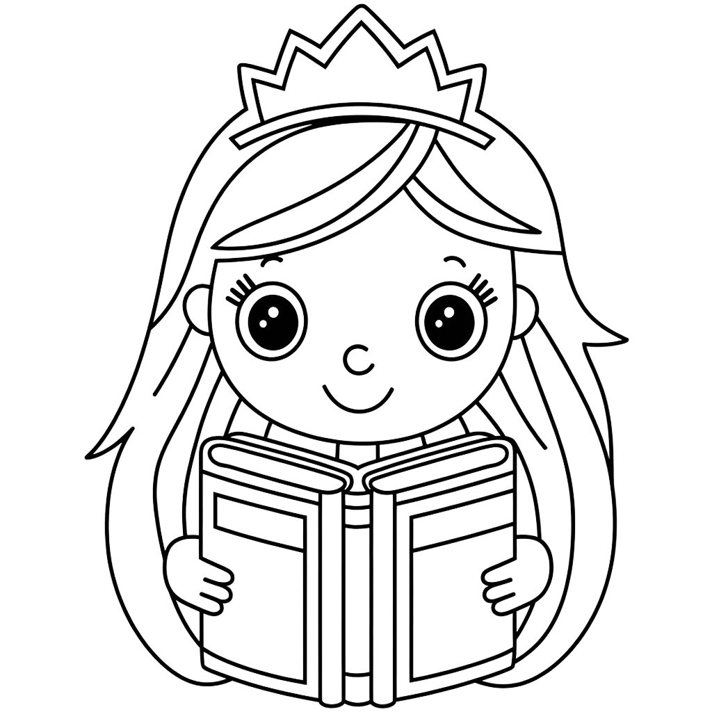 coloriages princesse à imprimer