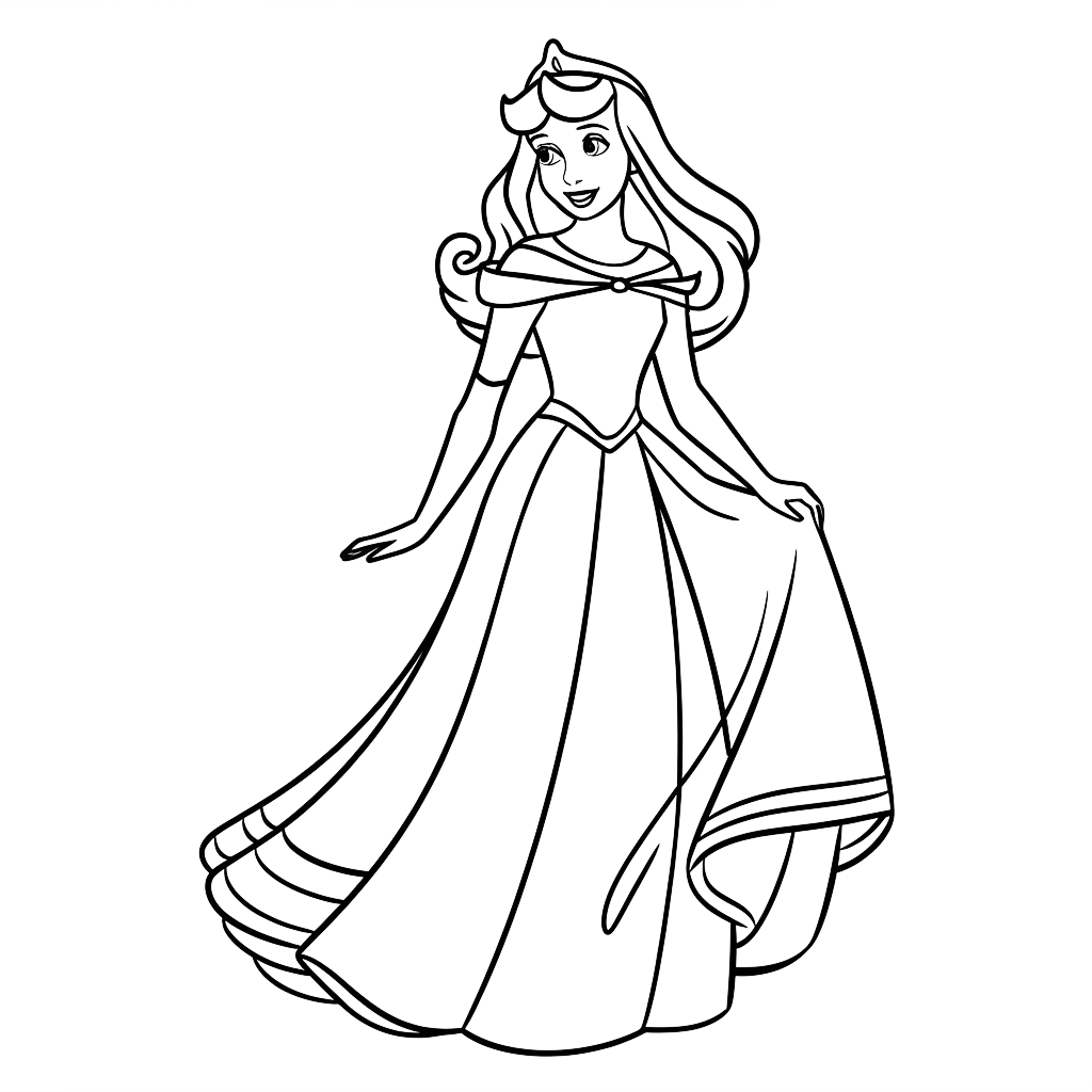coloriage disney princesse