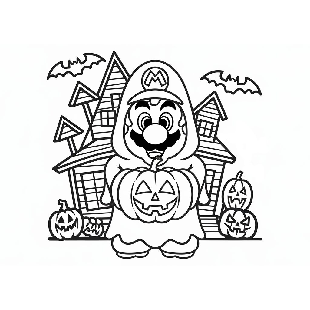 mario coloriage à imprimer