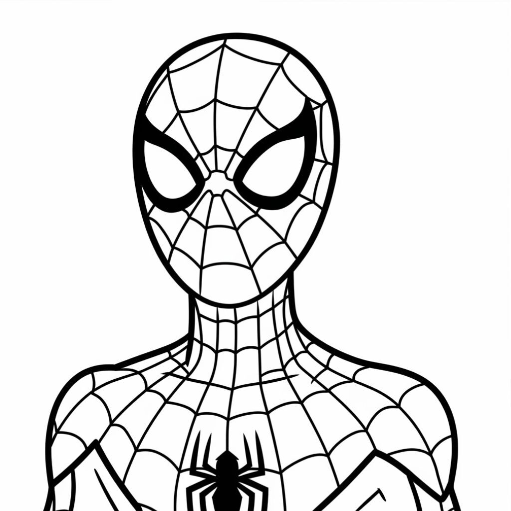 coloriage spiderman moto
