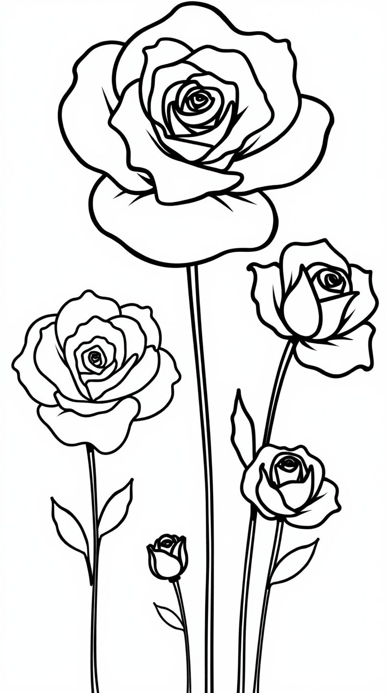coloriage fleur