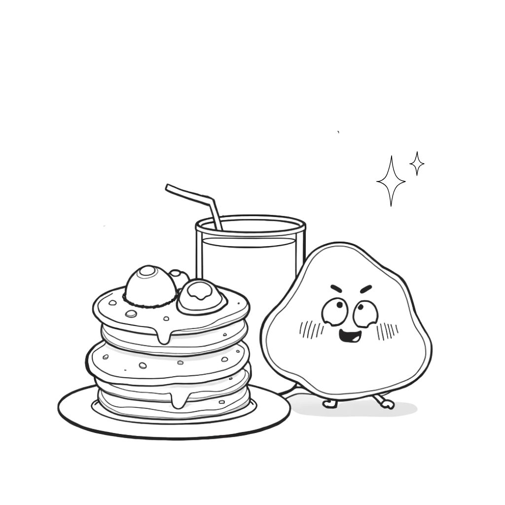 mignon coloriage kawaii nourriture