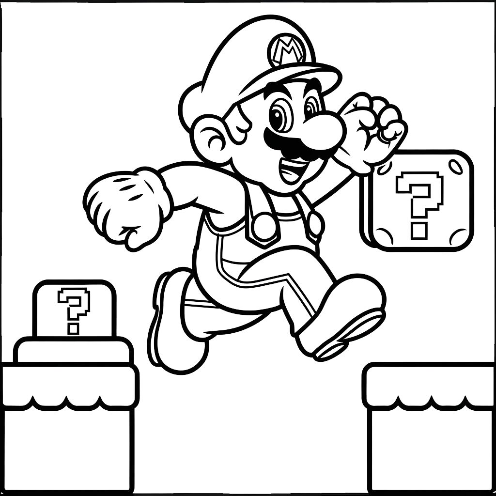 coloriages mario