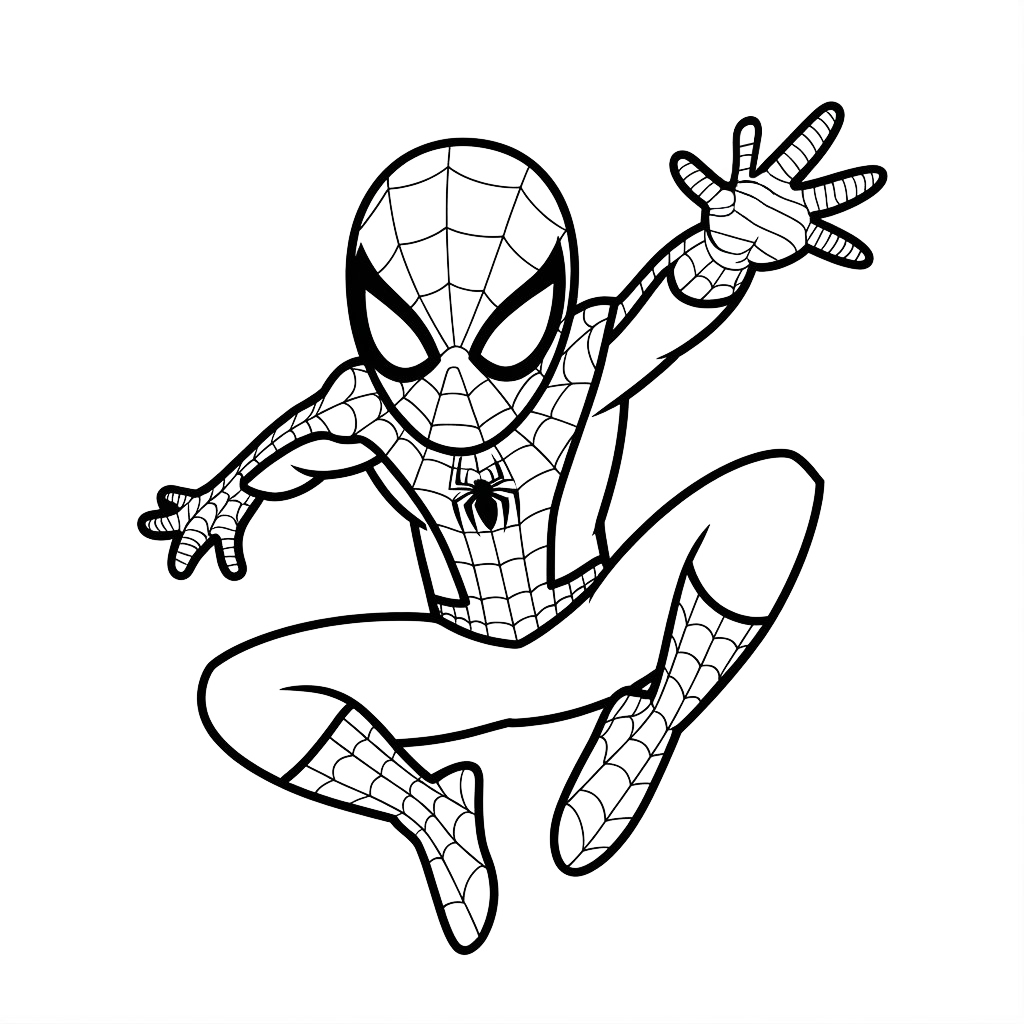 coloriage spiderman imprimer