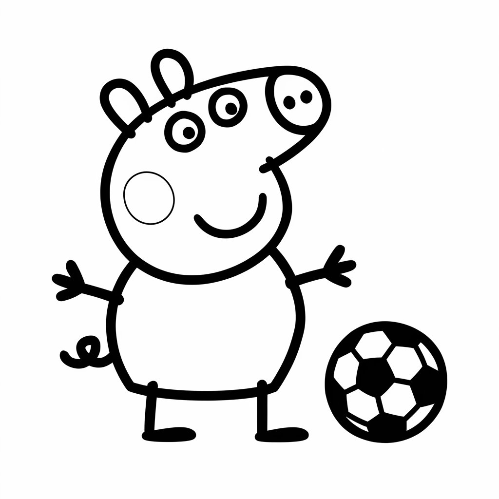 coloriage peppa pig