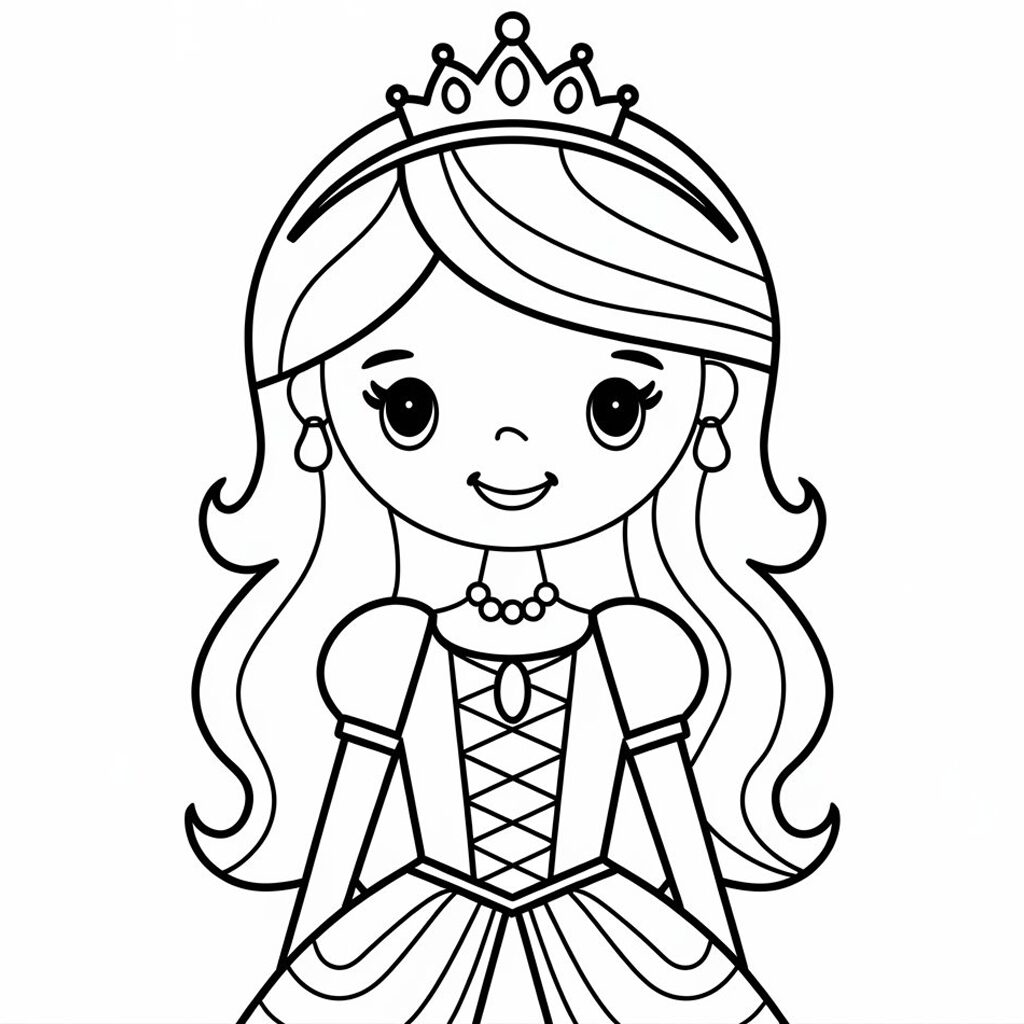 coloriage princesse disney