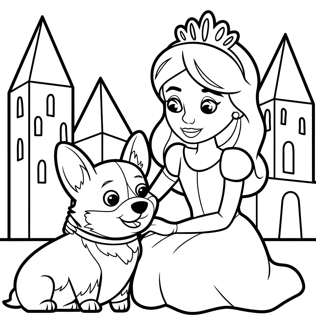 princesse coloriage