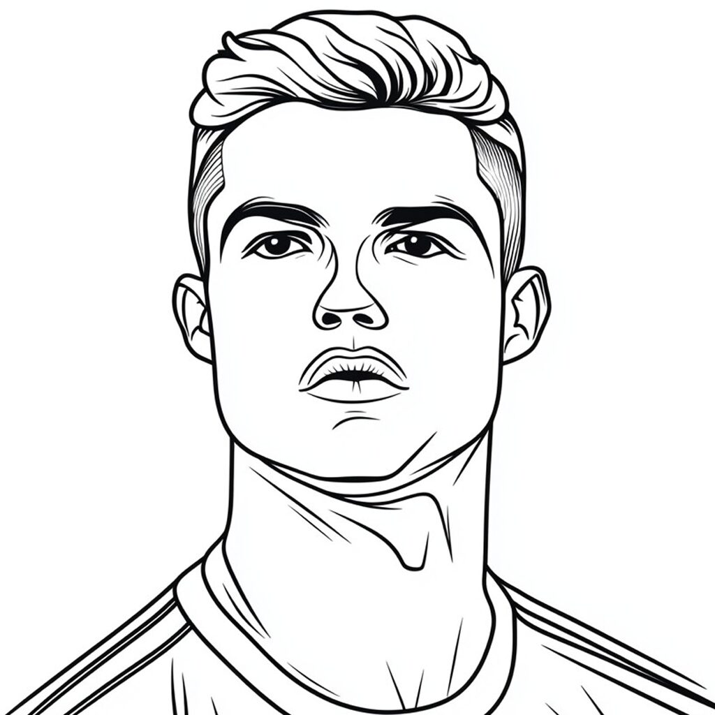coloriage ronaldo al nassr