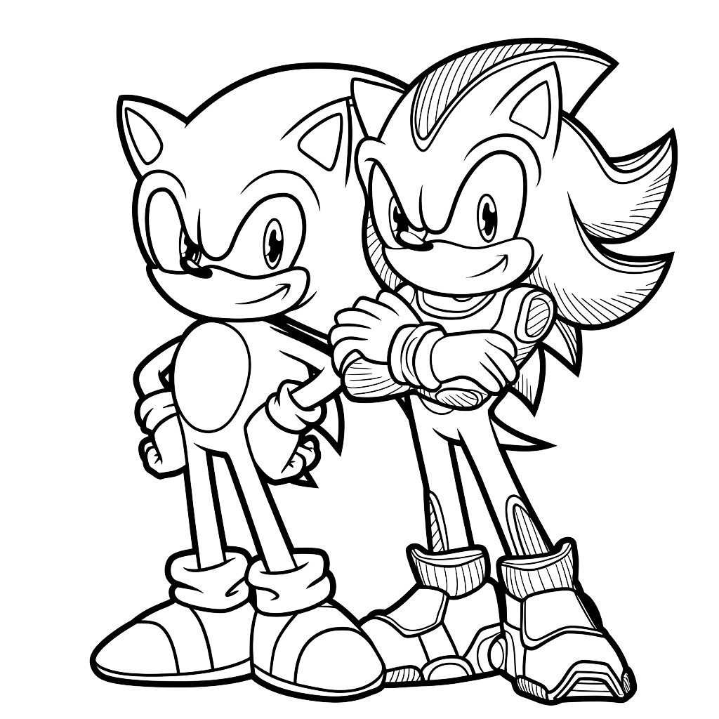 coloriage sonic le film