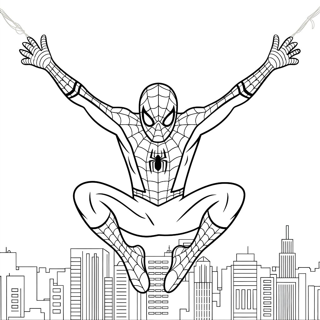 coloriages spiderman