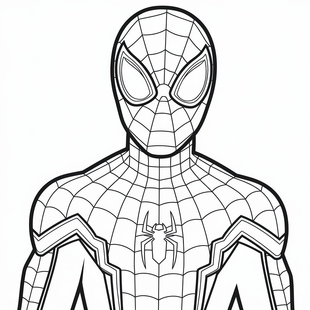 imprimer coloriage spiderman
