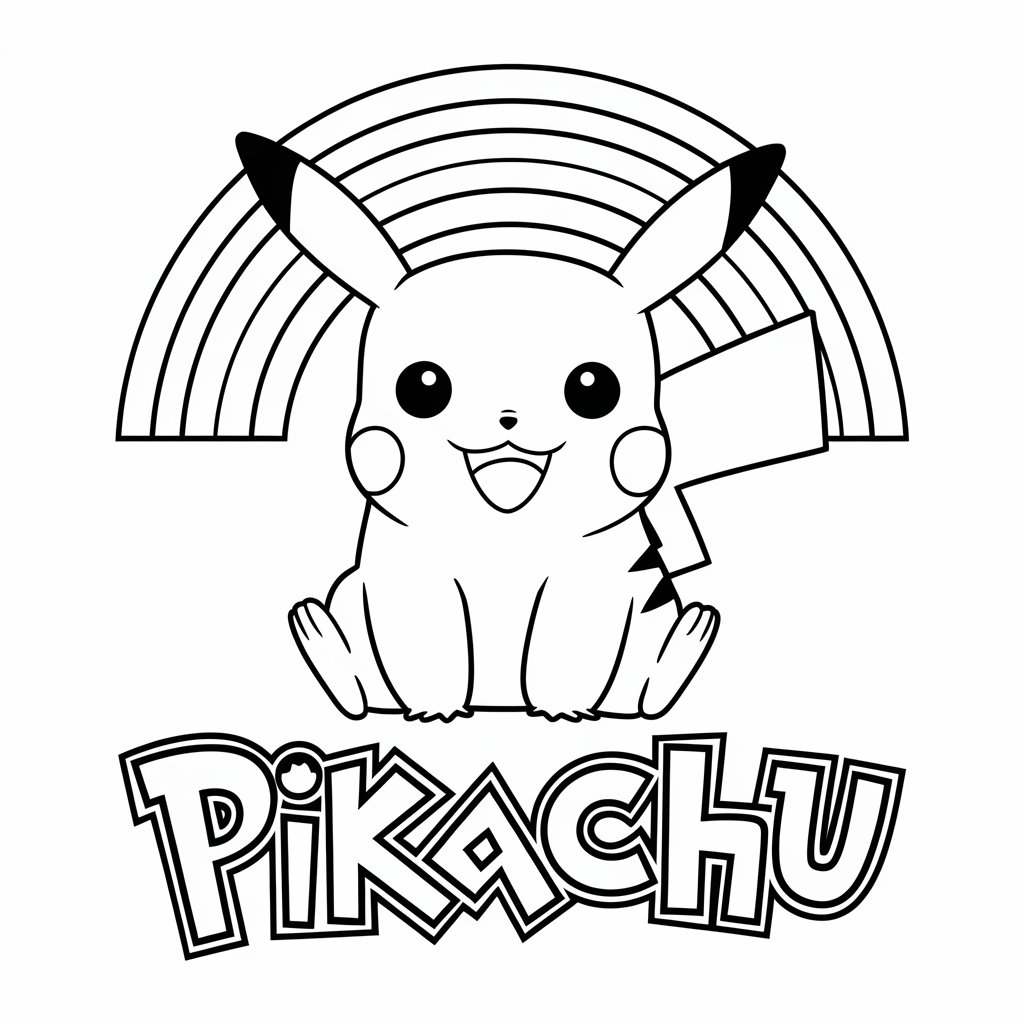 coloriage pikachu