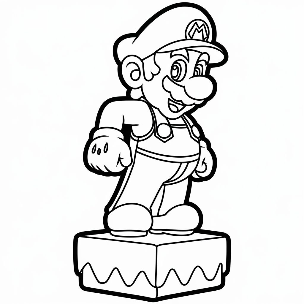 mario kart coloriage à imprimer