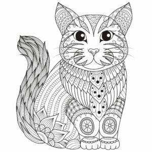Coloriages Mandalas d’Animaux