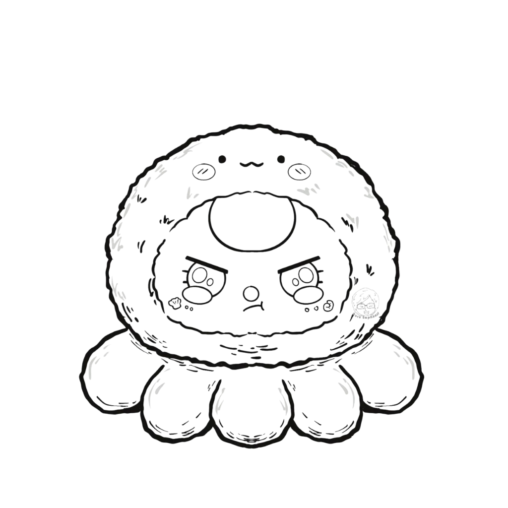 Baby Three déguisé en animal à télécharger