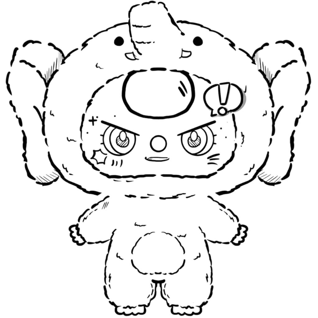 Nouvelle page de coloriage Baby Three pour 2025