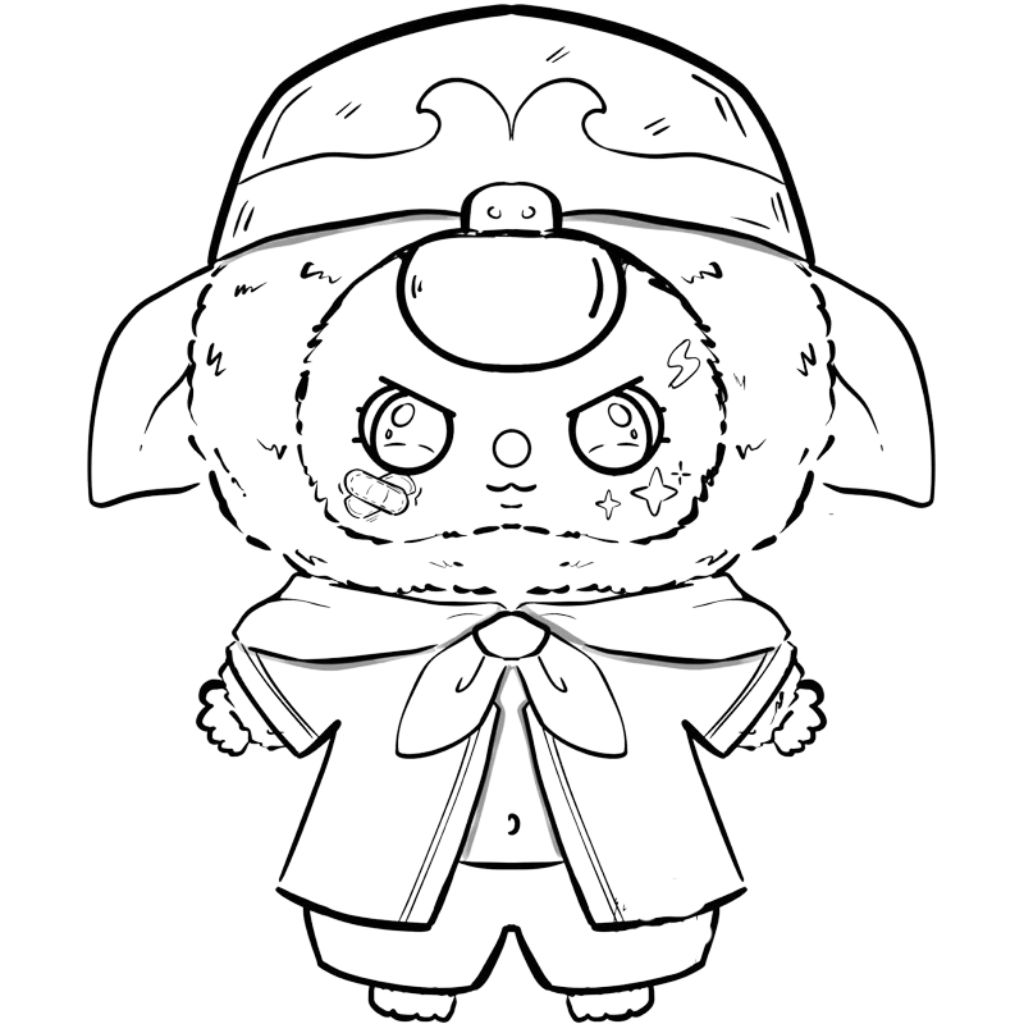 Facile baby three coloriage avec version imprimable