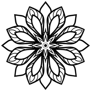 Coloriage Mandalas de Fleurs