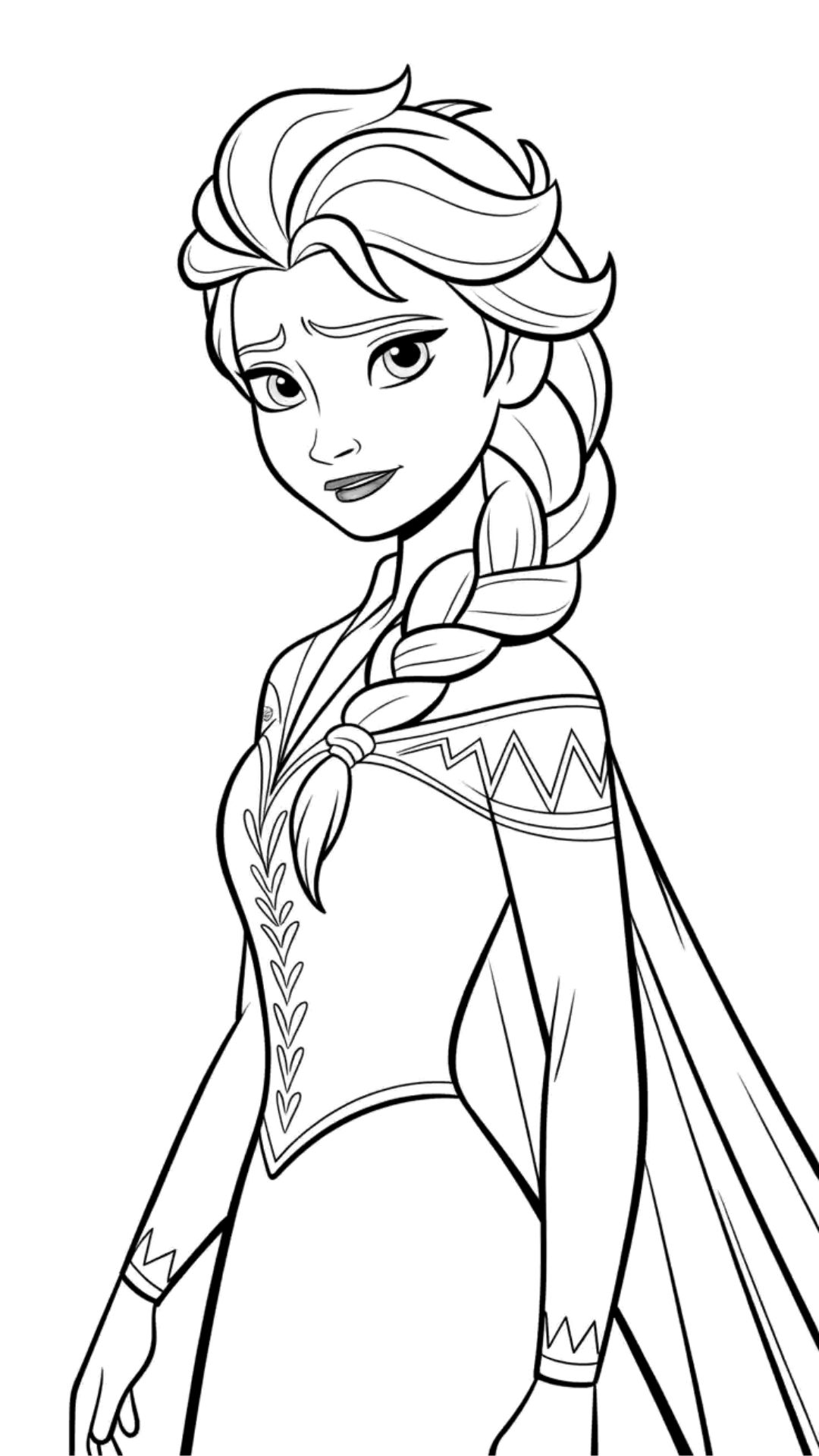 Dessins de la Reine des Neiges Elsa PDF