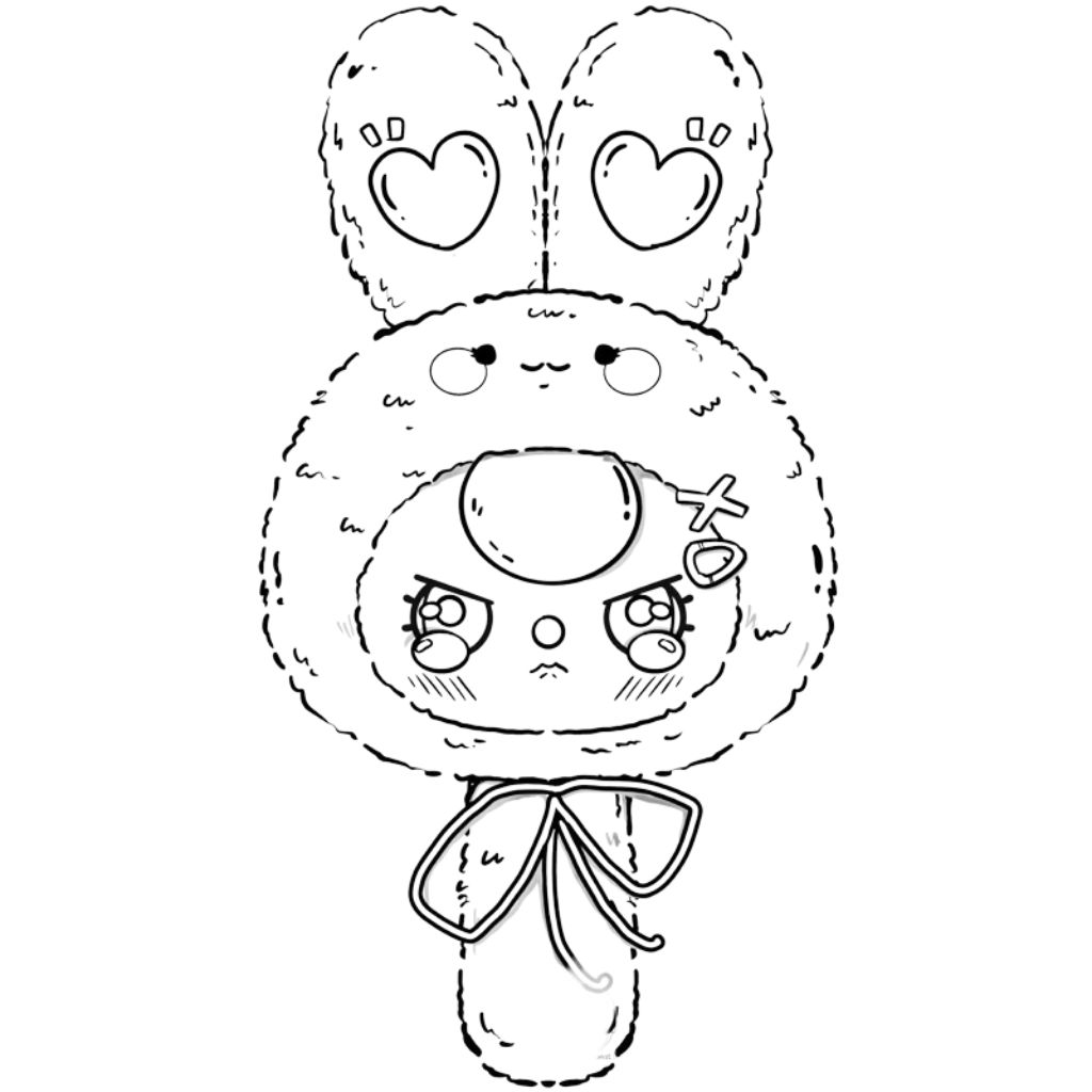 Imprimer et colorier baby three pour enfants