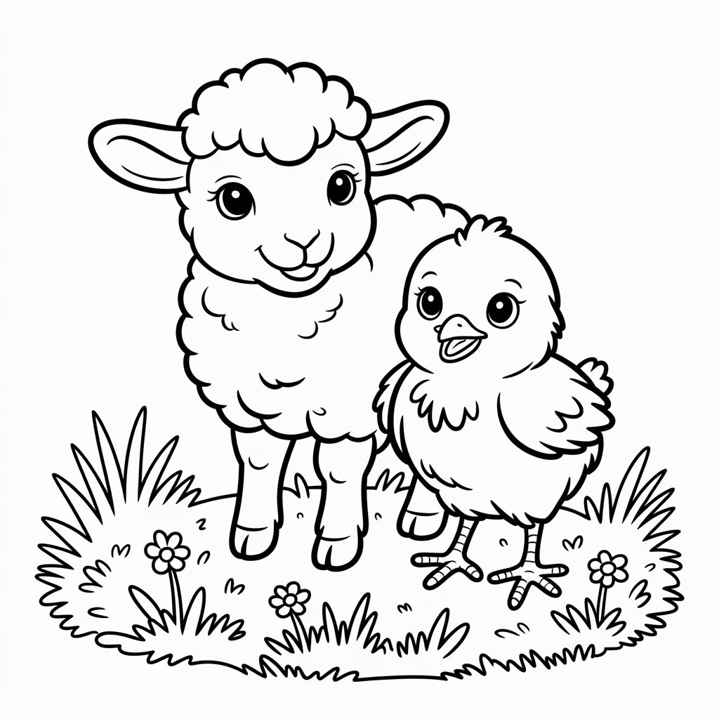 Coloriages gratuits de Pâques et de printemps