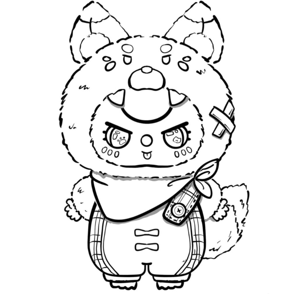 Pages imprimables baby three gratuites